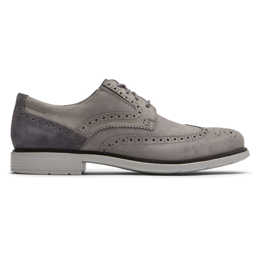 Rockport Joggesko Herre Grå - Total Motion Classic Dress Wingtip - MVJX27594